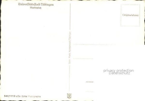 Tuebingen Marktplatz – Bild 2