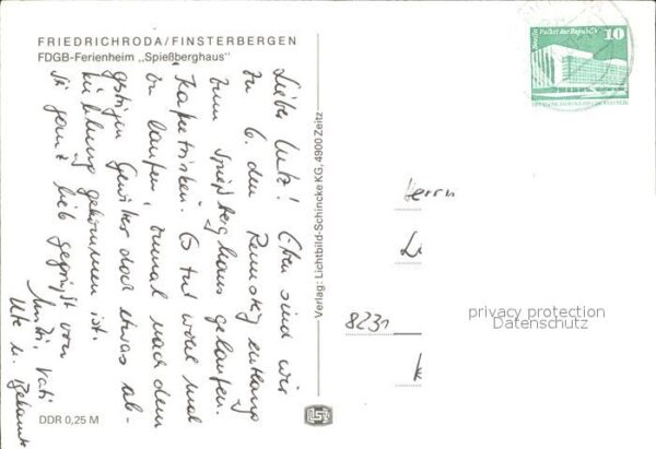 Friedrichroda Finsterbergen FDGB Ferienheim Spiessber – Bild 2