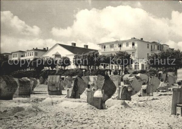 Bansin Ostseebad FDGB Erholungsheim Meeresstrand