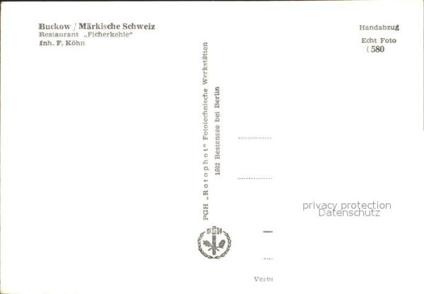 Buckow Maerkische Schweiz Restaurant Ficherkehle – Bild 2