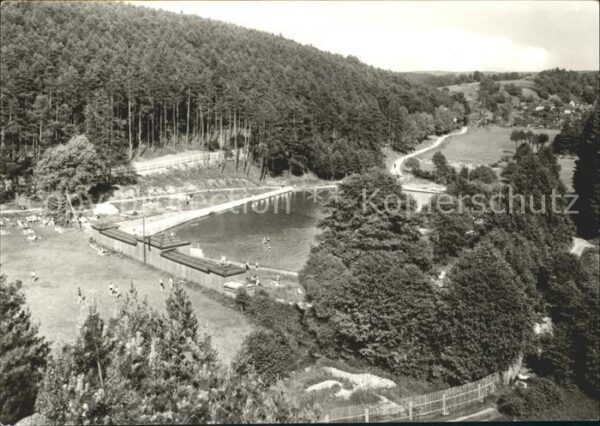 Lobenstein Thueringen Bad Freibad Koseltal