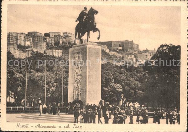 Napoli Neapel Monumento A Diaz