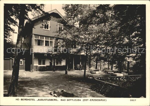 Bad Gottleuba-Berggiesshuebel HO Berghotel Augustusberg