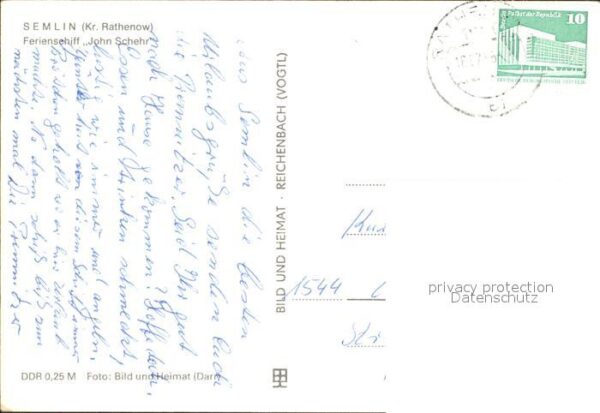 Semlin Brandenburg Ferienschiff John Schehr – Bild 2