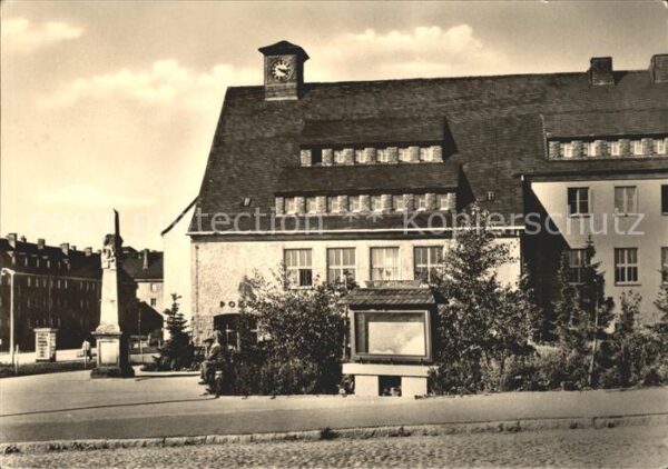 Johanngeorgenstadt Postamt Postsäule