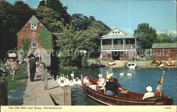 Christchurch Dorset 
Old Mill Quay Schwan