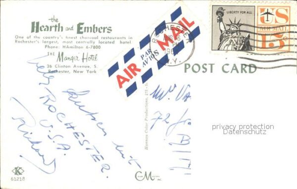 Rochester New York Hearth Embers Manger Hotel – Bild 2