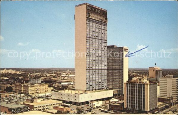 Dallas Texas Showing Southland Life Building Sherato