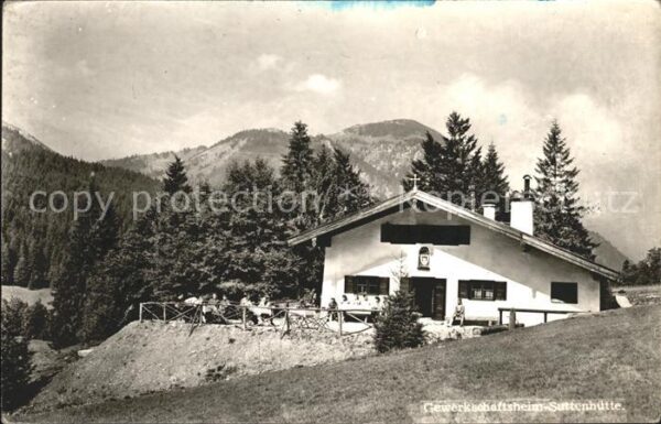 Rottach-Egern Gewerkschaftsheim Suttenhütte