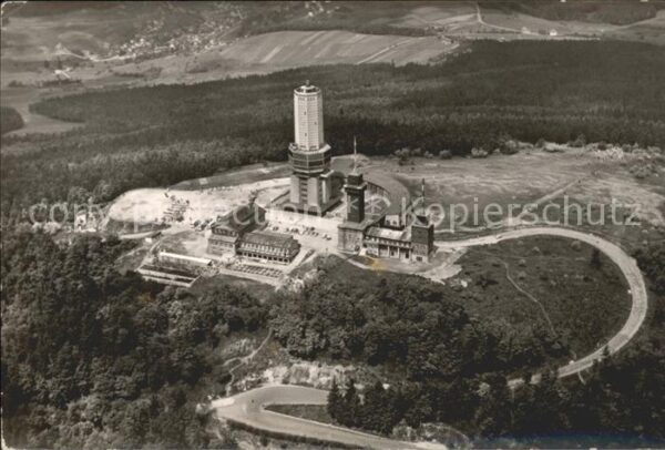 Feldberg Taunus Fliegeraufnahme Fernseh UKW Sender Auss