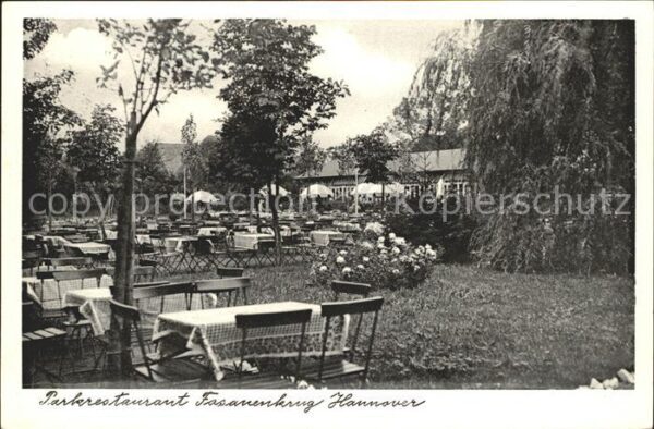 Hannover Parkrestaurant Fasanenkrug