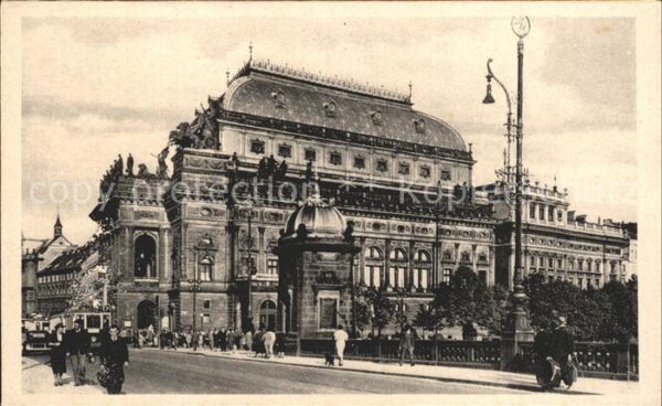 Prag Prahy Prague Nationaltheater