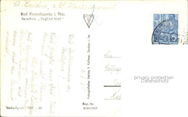 Bad Klosterlausnitz Ferienheim Siegfried Michl – Bild 2