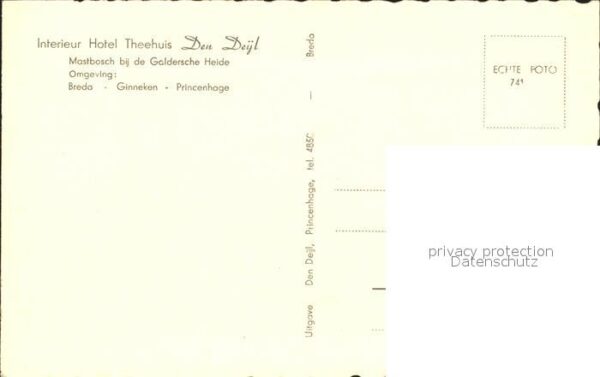 Breda Noord-Brabant Interier Hotel Theehuis Den Deijl Mastb – Bild 2