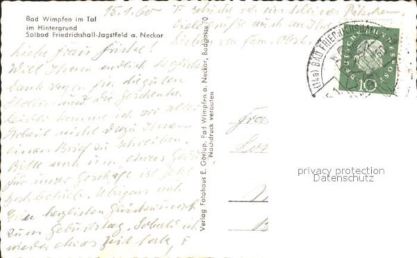 Bad Wimpfen Solbad Friedrichshall Jagstfeld – Bild 2