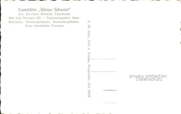 Toenisheide Gaststätte Kleine Schweiz – Bild 2