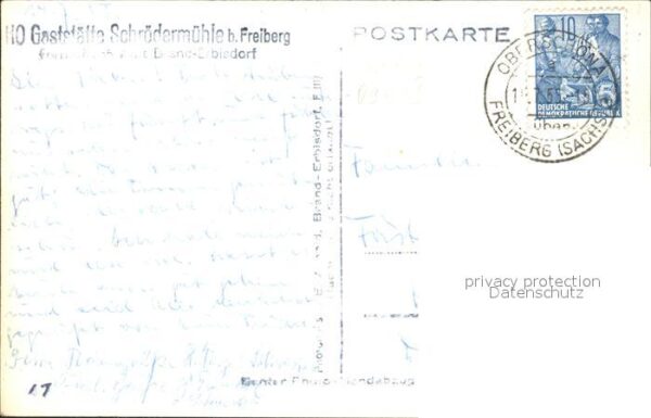 Freiberg Sachsen Gaststätte Schrödermühle – Bild 2