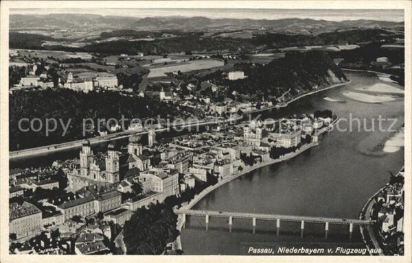 Passau Fliegeraufnahme