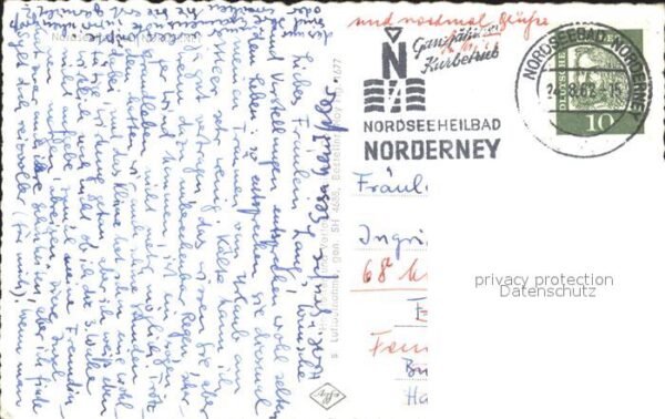 Norderney Nordseebad Fliegeraufnahme – Bild 2