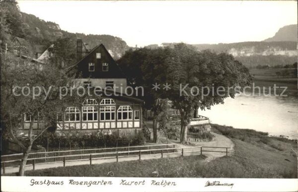 Rathen Saechsische Schweiz Gasthaus Rosengarten