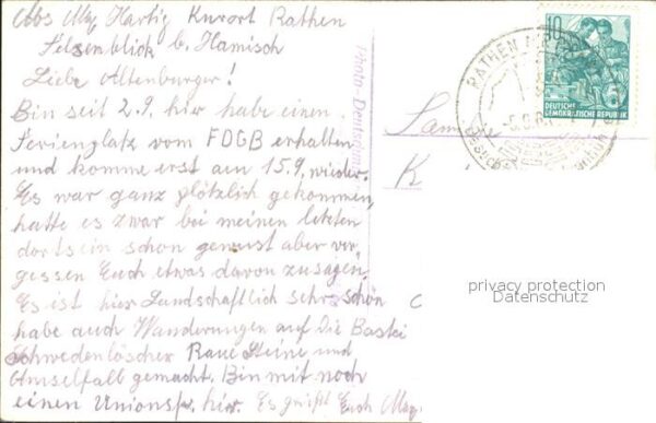 Rathen Saechsische Schweiz Gasthaus Rosengarten – Bild 2