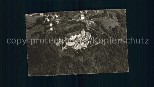Waldeck Edersee Schloss Fliegeraufnahme