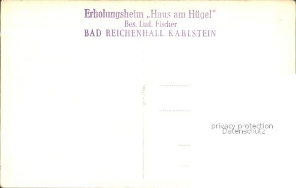 Bad Reichenhall Erholungsheim Haus Hügel – Bild 2