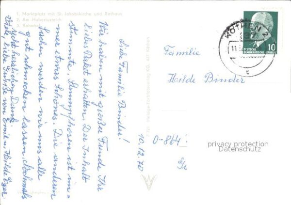 Koethen Anhalt Marktplatz St Jakobskirche Rathaus Hube – Bild 2