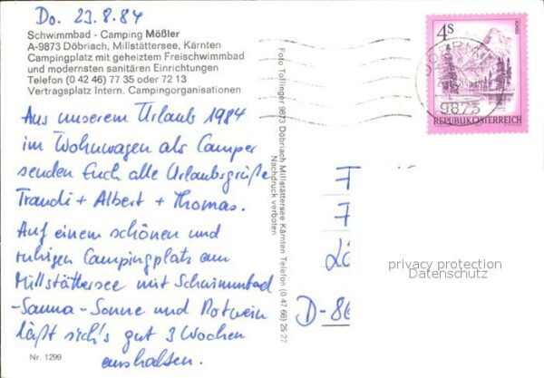 Doebriach Millstaettersee Camping Mössler Fliegeraufnahme – Bild 2