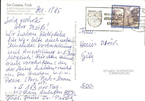 Ossiach See Camping Parth – Bild 2