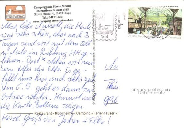 Drage Elbe Campingplatz Stover Strand – Bild 2