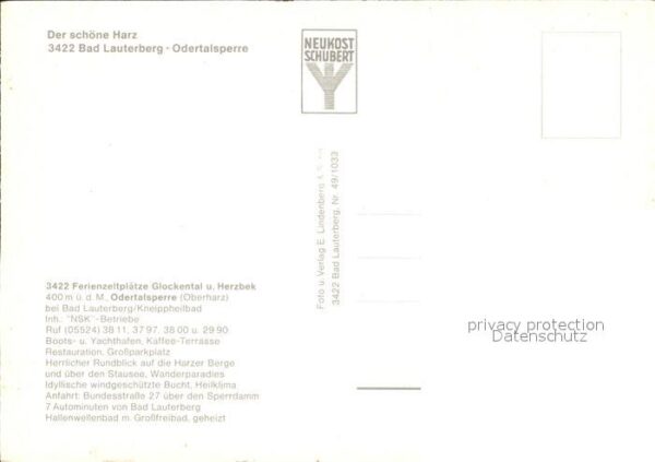 Bad Lauterberg Campingplätze Glockental Herzbek – Bild 2
