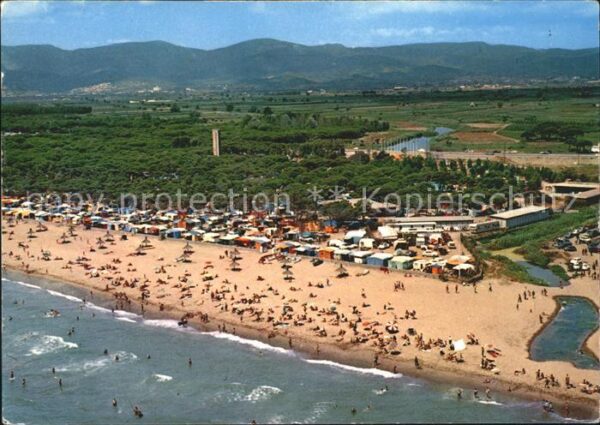 Castelldefels Fliegeraufnahme Camping Tres Estrellas