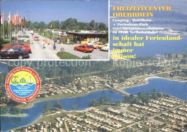Stollhofen Fliegeraufnahme Freizeitcentrum Oberrhe