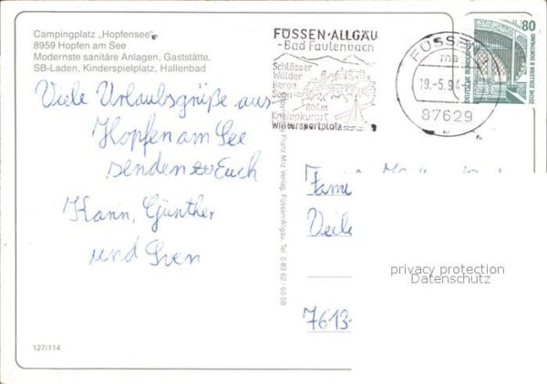 Hopfen See Campingplatz Hopfensee – Bild 2