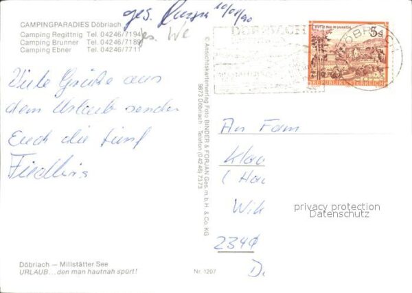 Doebriach Millstaettersee Fliegeraufnahme Campingparadies – Bild 2