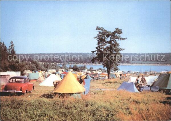 Ehrenfriedersdorf Erzgebirge Greifenbachstauweiher Campingplatz