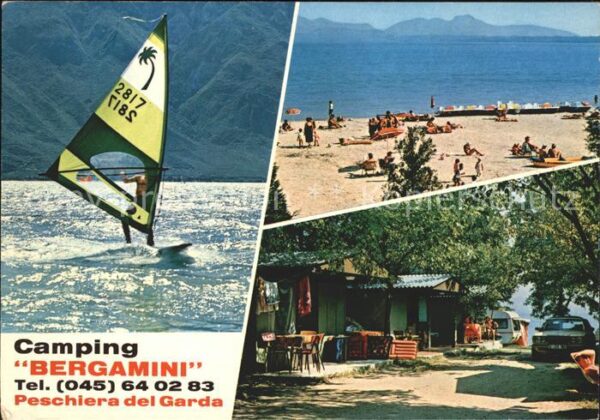 Peschiera del Garda Camping Bergamini Segelboot