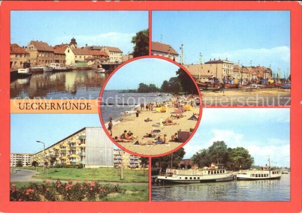 Ueckermuende Mecklenburg Vorpommern Hafen Neubauten Neuendorfer Strasse Str