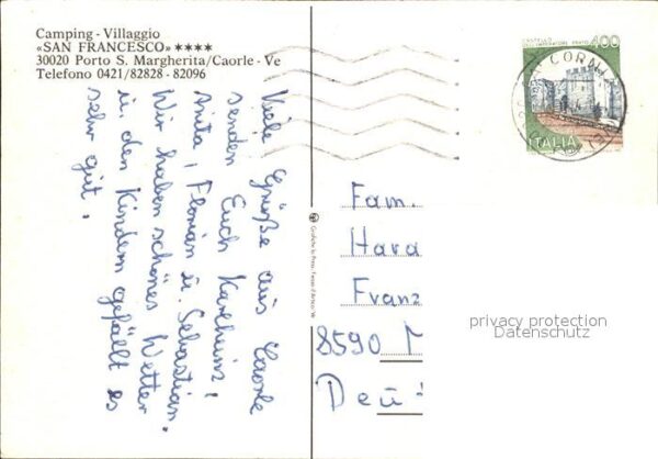 Porto Santa Margherita Camping Villaggio San Francesco – Bild 2