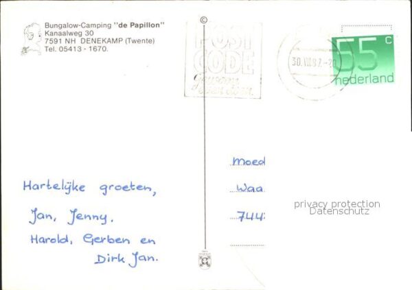 Denekamp Bungalow Camping De Papillon Swimming P – Bild 2