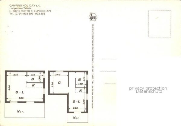 Porto Sant Elpidio Camping Holiday Bungalow – Bild 2
