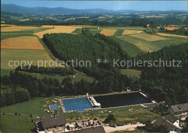 Markt Schwarzach Freibad Fliegeraufnahme