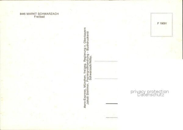 Markt Schwarzach Freibad Fliegeraufnahme – Bild 2