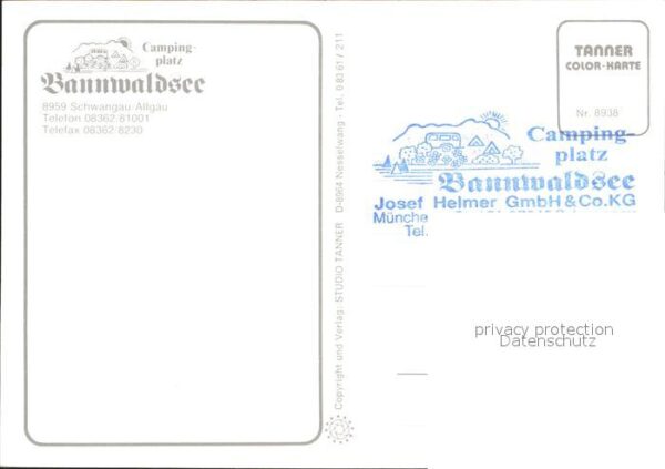 Schwangau Campingplatz Bannwaldsee Abendstimming – Bild 2