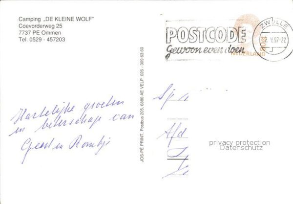 Ommen Overijssel Camping De Kleine Wolf Minigolf – Bild 2