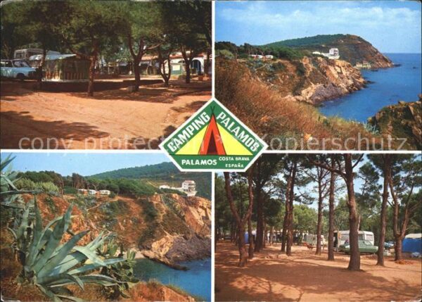 Palamos Camping Küste Meerblick