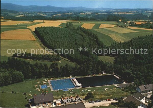 Markt Schwarzach Freibad Fliegeraufnahme
