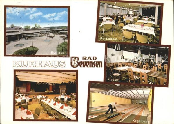 Bad Bevensen Kurhaus Restaurant Klause Kegelbahn Fes