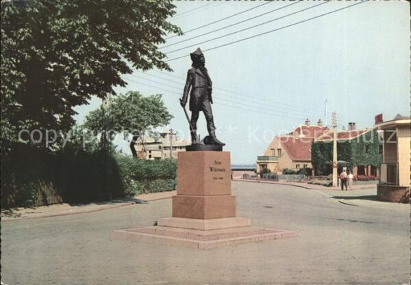 Assens Daenemark Willemoes Statue Denkmal